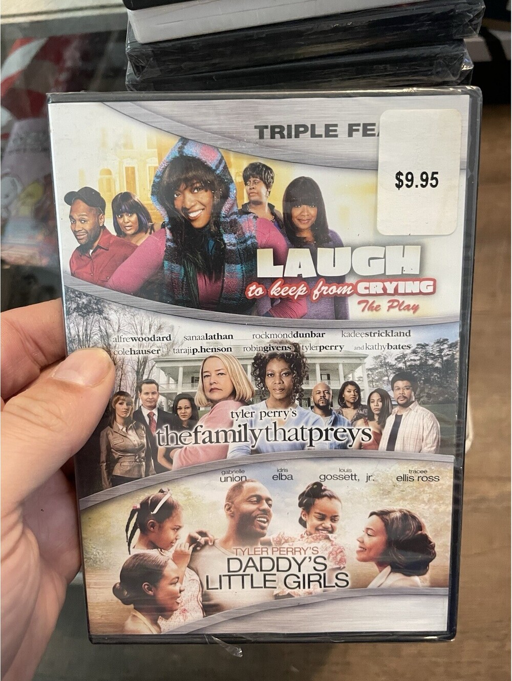 TYLER PERRY'S Triple Feature 3 Comedy Movie DVD Laugh Crying, Family that Preys